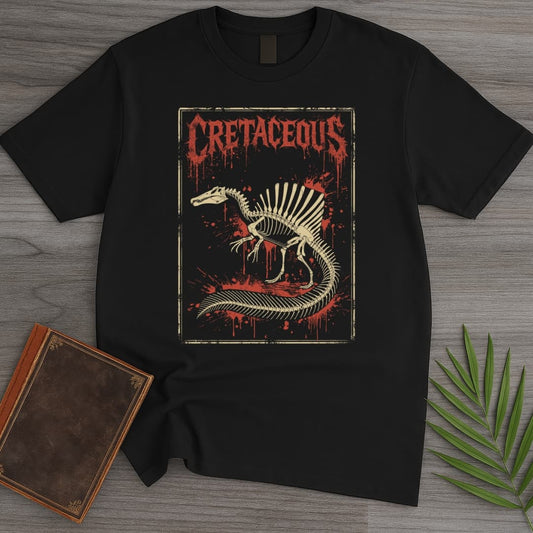 T-Shirt Black / S Spinosaurus Cretaceous Horror T-Shirt