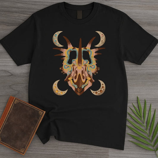 T-Shirt Black / S Styracosaurus Moon Dream T-Shirt