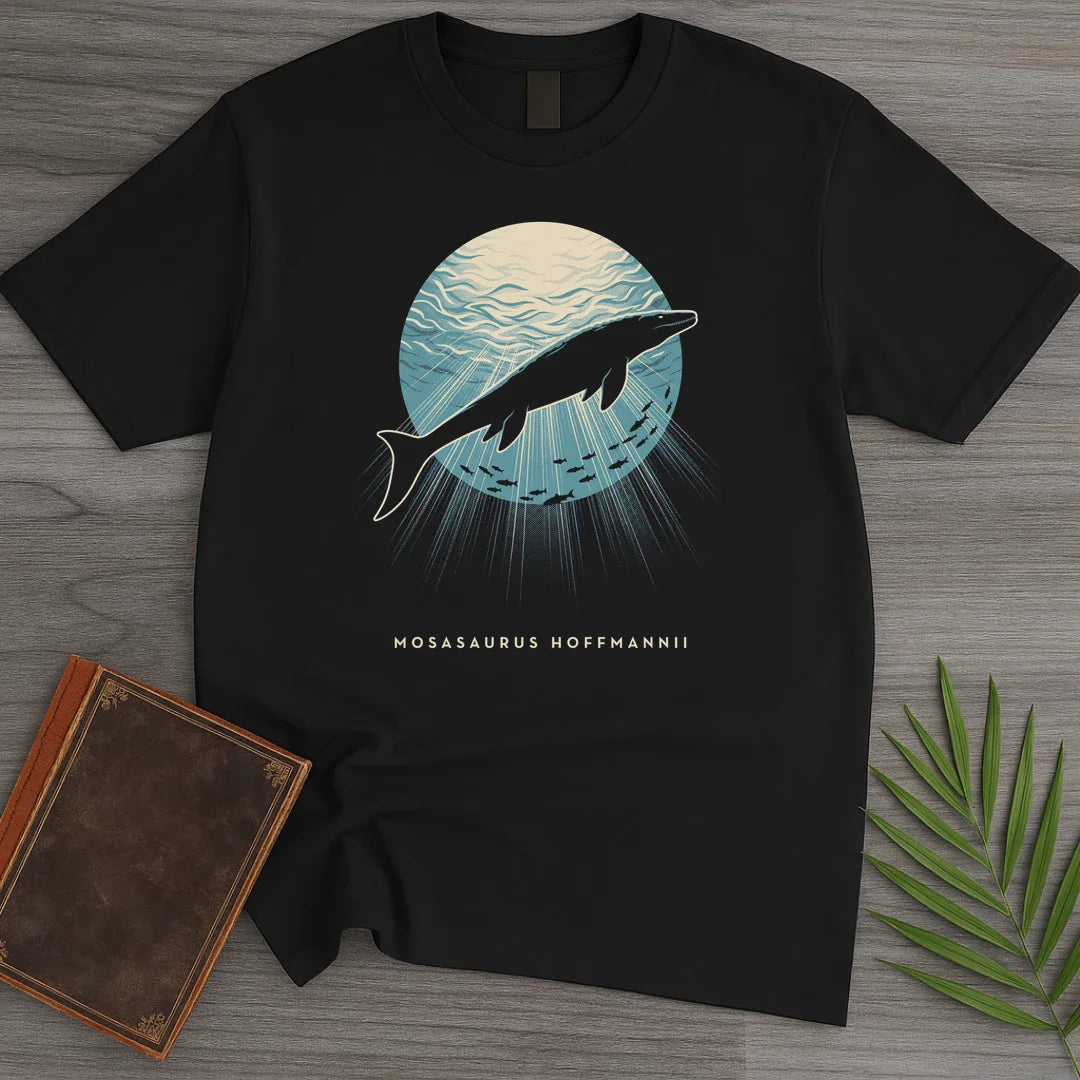 T-Shirt Black / S Sunlit Window Mosasaurus T-Shirt