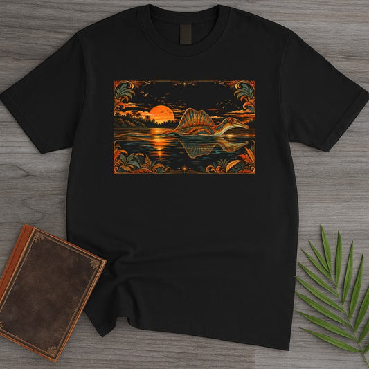 T-Shirt Black / S Sunset Spinosaurus T-Shirt