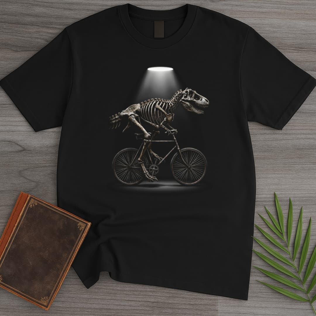 T-Shirt Black / S T.rex Fossil Biker T-Shirt