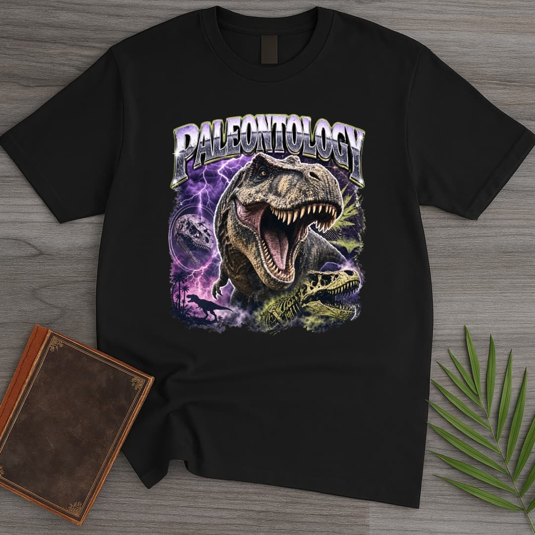 T-Shirt Black / S T.rex Streetwear Paleontology T-Shirt