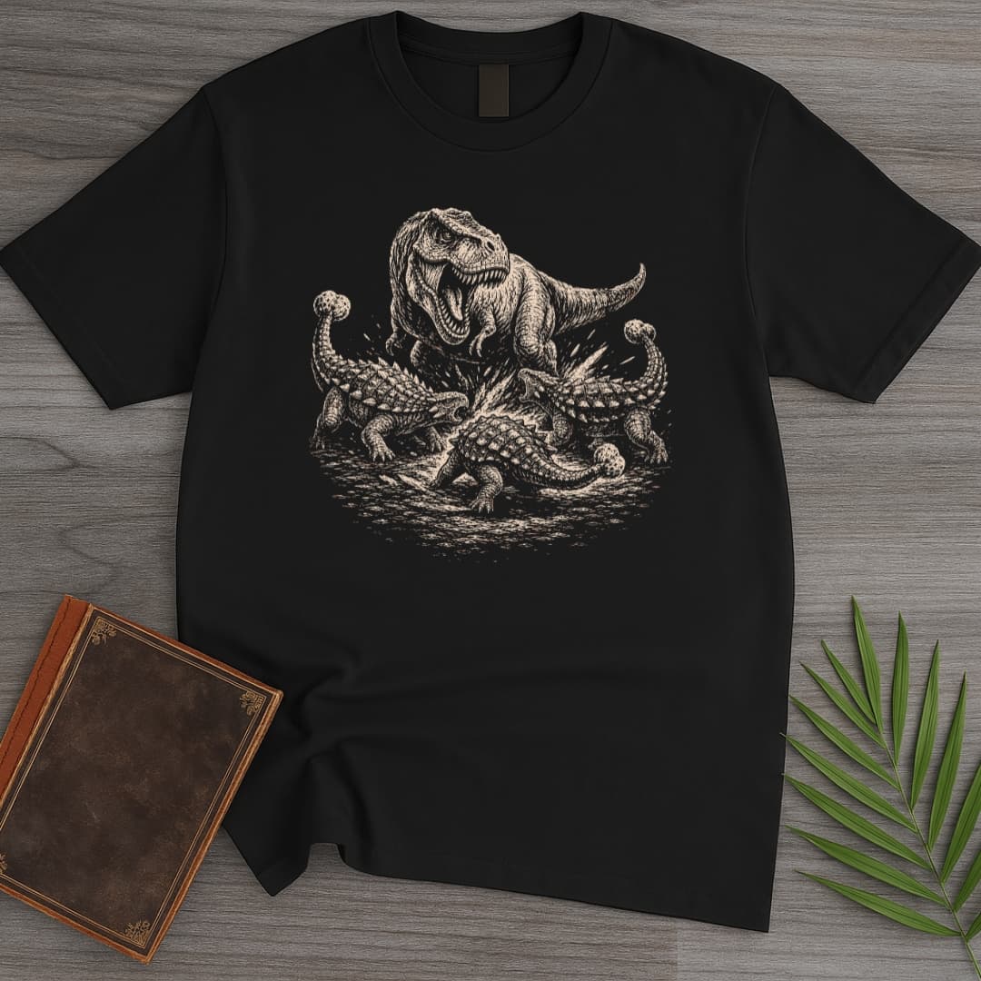 T-Shirt Black / S Tank vs Tyrant T-Shirt