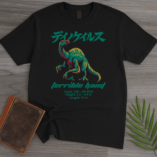 T-Shirt Black / S Terrible Hand Deinochierus T-Shirt