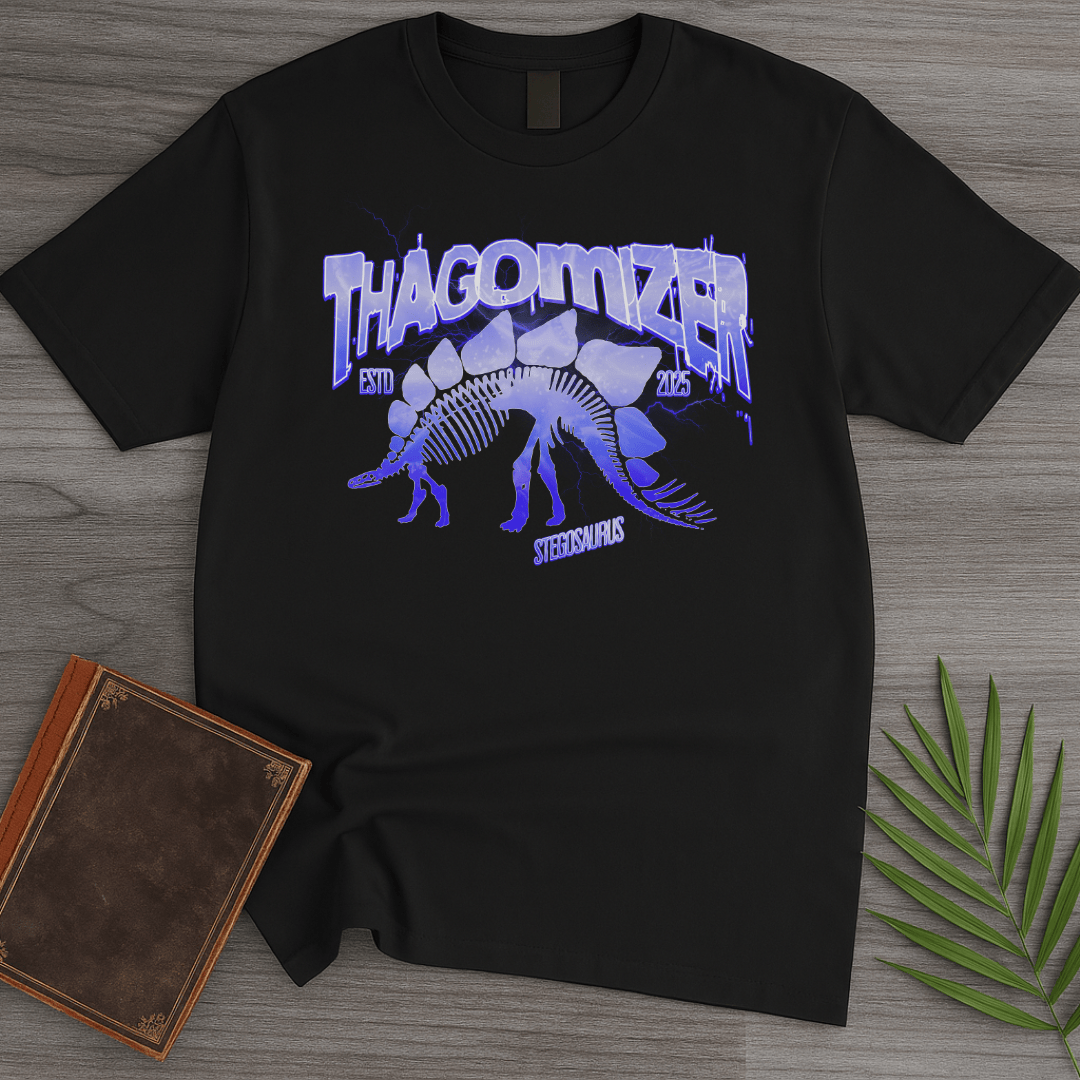 T-Shirt Black / S Thagomizer Electro Stego T-Shirt