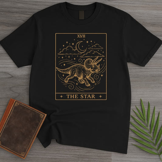 T-Shirt Black / S The Cretaceous Star Triceratops T-Shirt
