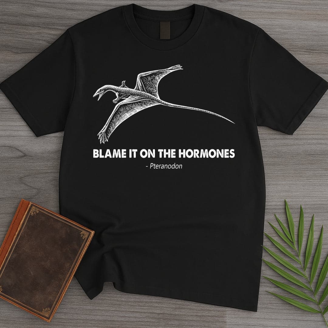T-Shirt Black / S The Hormonal Pteranodon T-Shirt