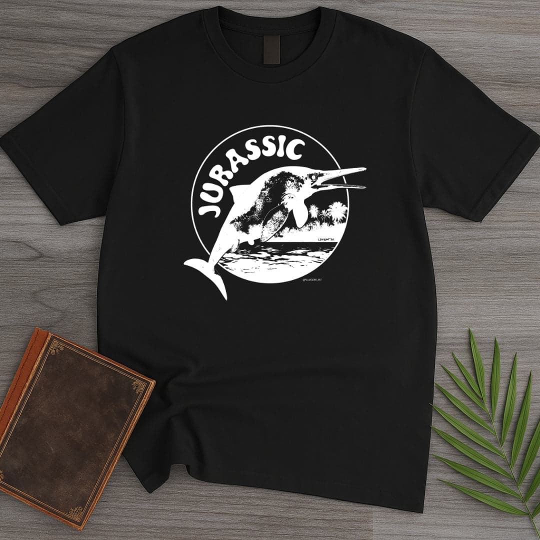 T-Shirt Black / S The Jurassic Oceans T-Shirt (palaeoden_art)