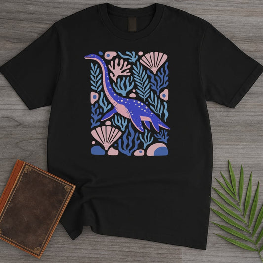 T-Shirt Black / S The Loch Ness Plesiosaurus T-Shirt