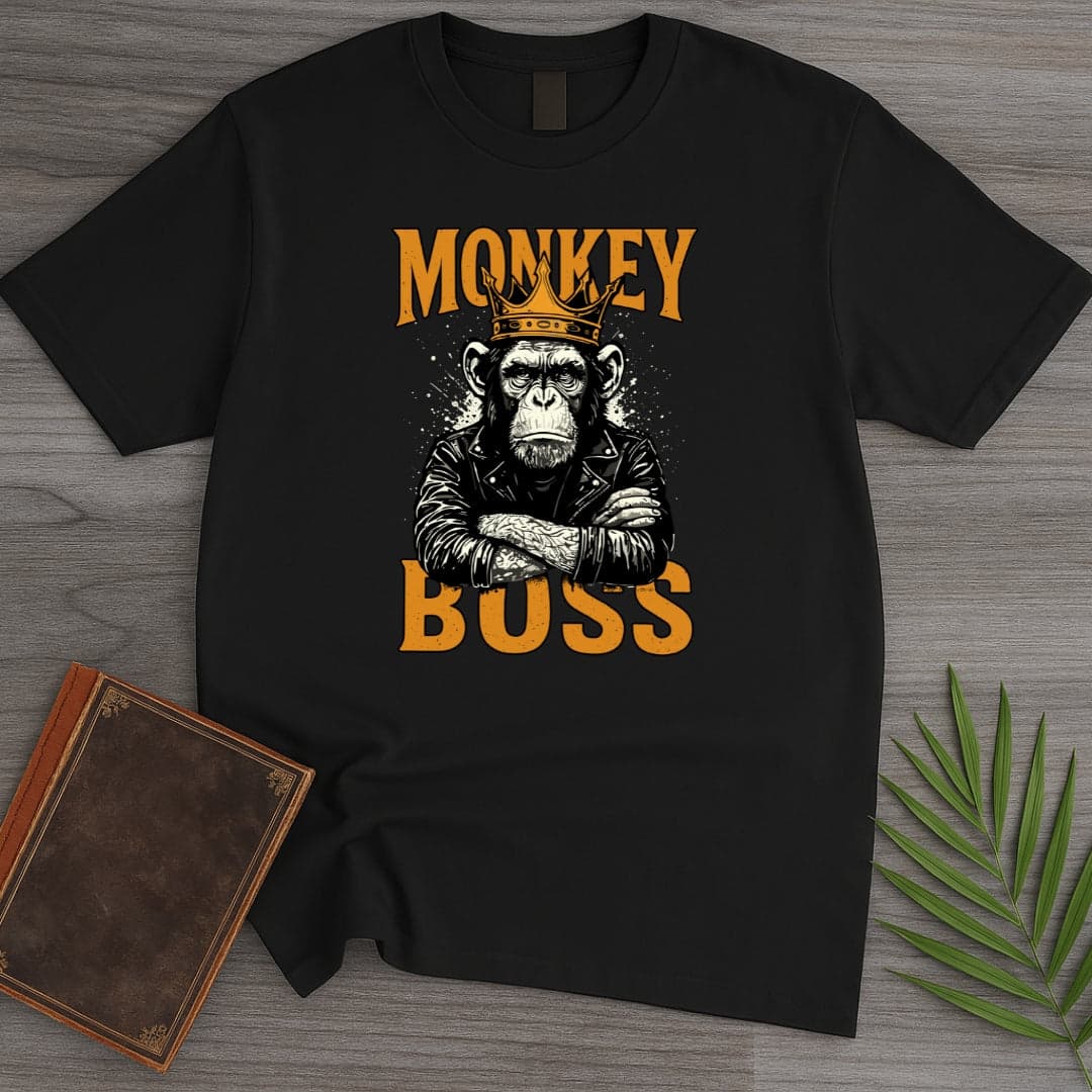 T-Shirt Black / S The Monkey Boss T-Shirt