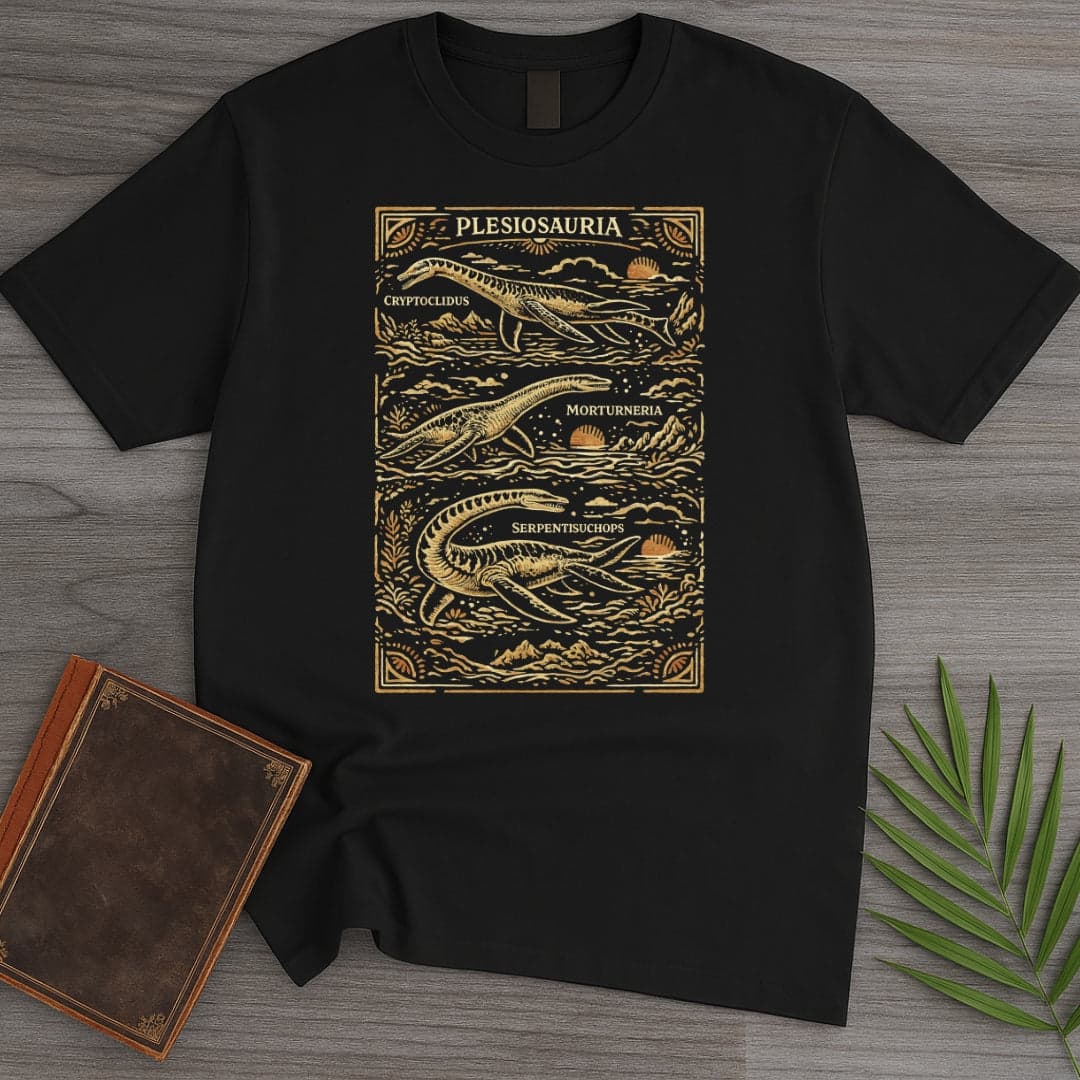 T-Shirt Black / S The West Coast Plesiosauria T-Shirt