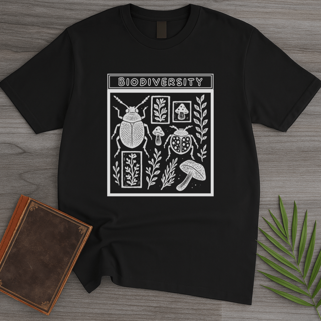 T-Shirt Black / S Tiny Features of Biodiversity T-Shirt