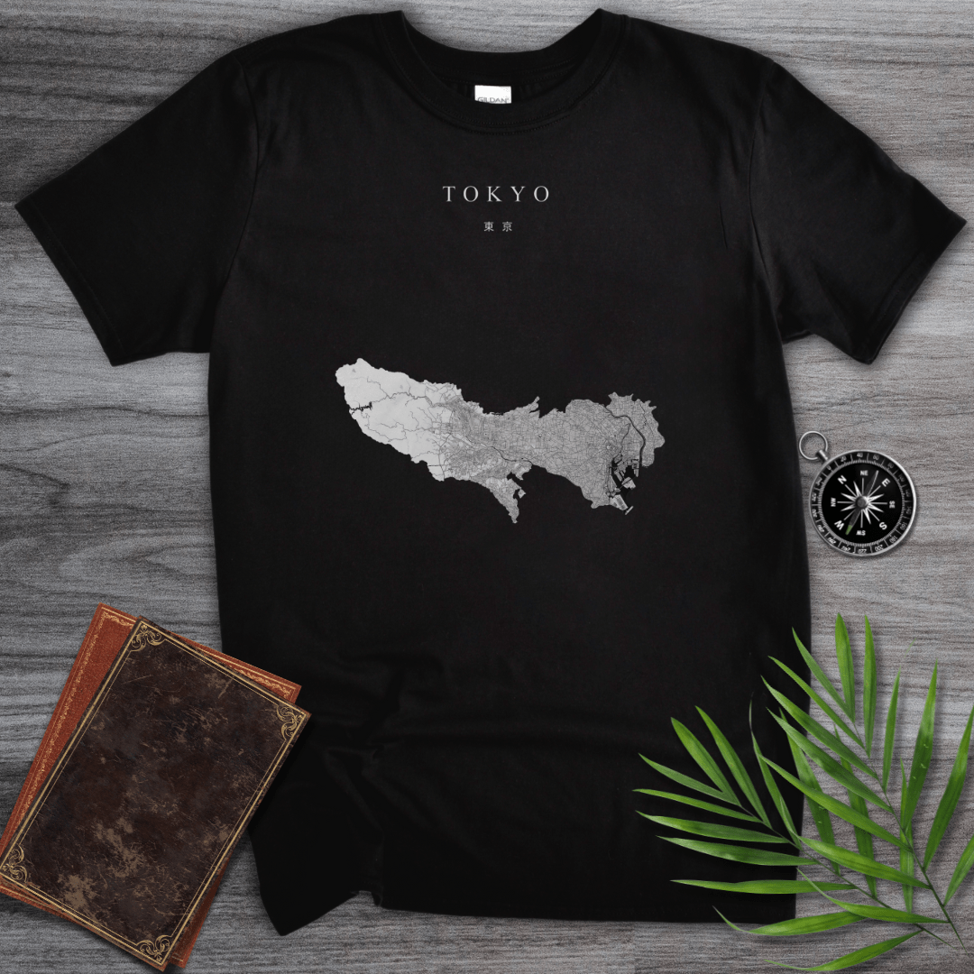 T-Shirt Black / S Tokyo Map T-Shirt