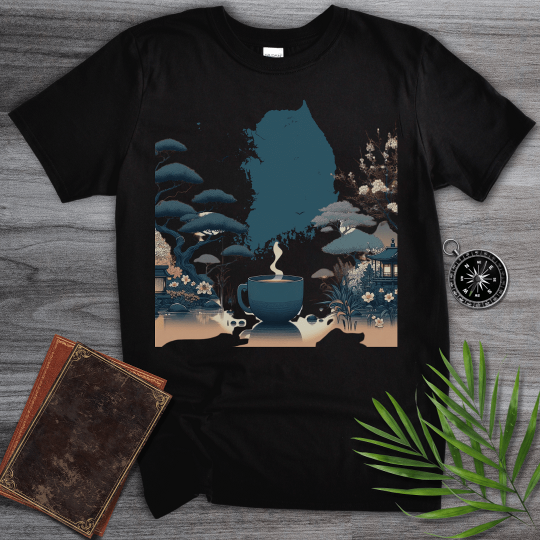 T-Shirt Black / S Traditional Korean Graphic Map T-Shirt