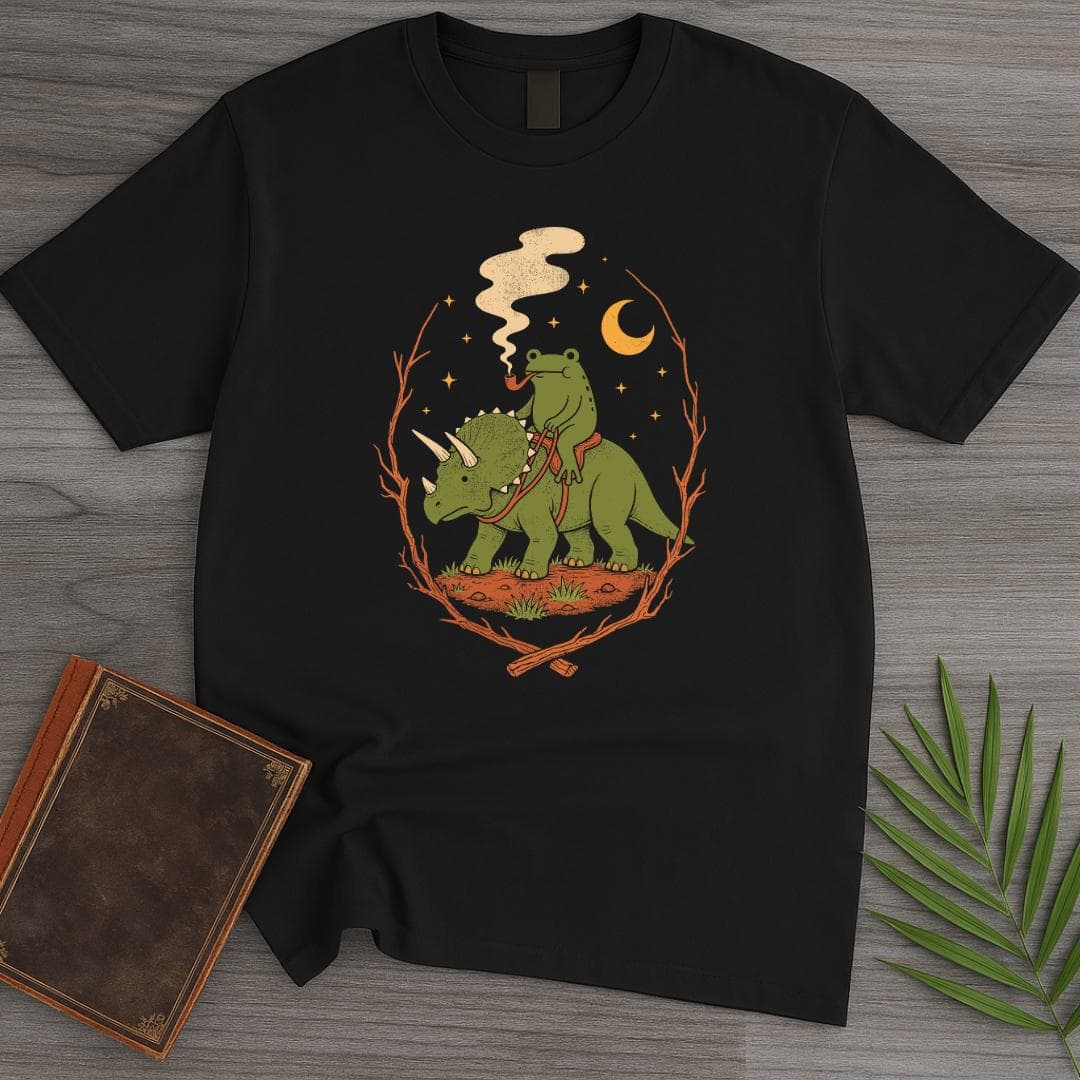 T-Shirt Black / S Triceratops Pipe Walk T-Shirt