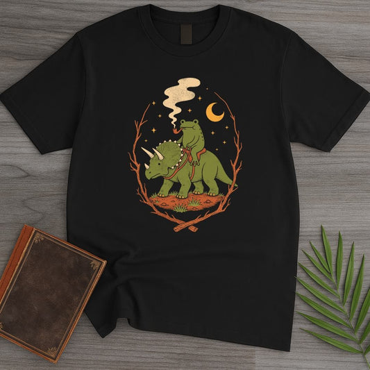 T-Shirt Black / S Triceratops Pipe Walk T-Shirt