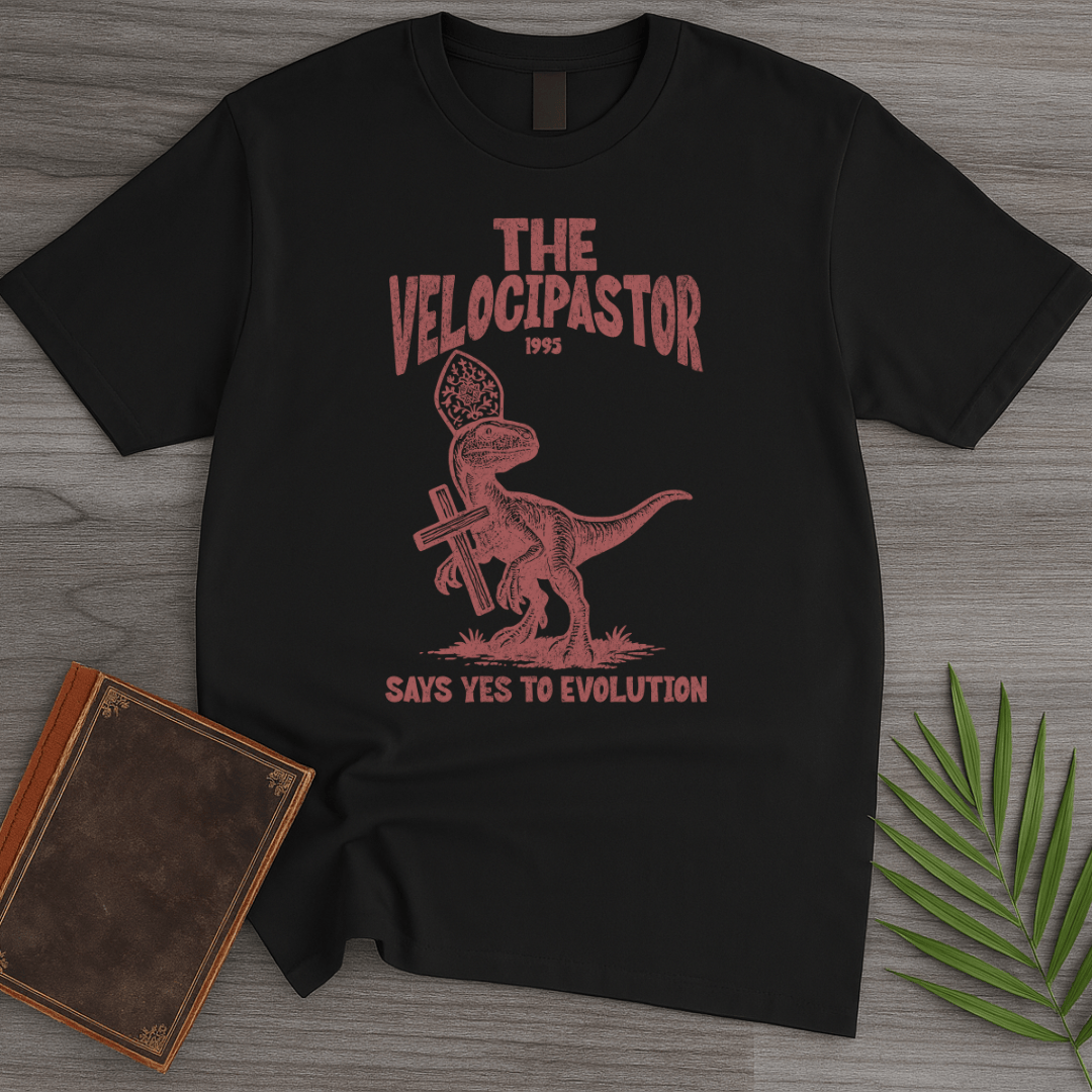 T-Shirt Black / S Velocipastor Evolution Teachings T-Shirt