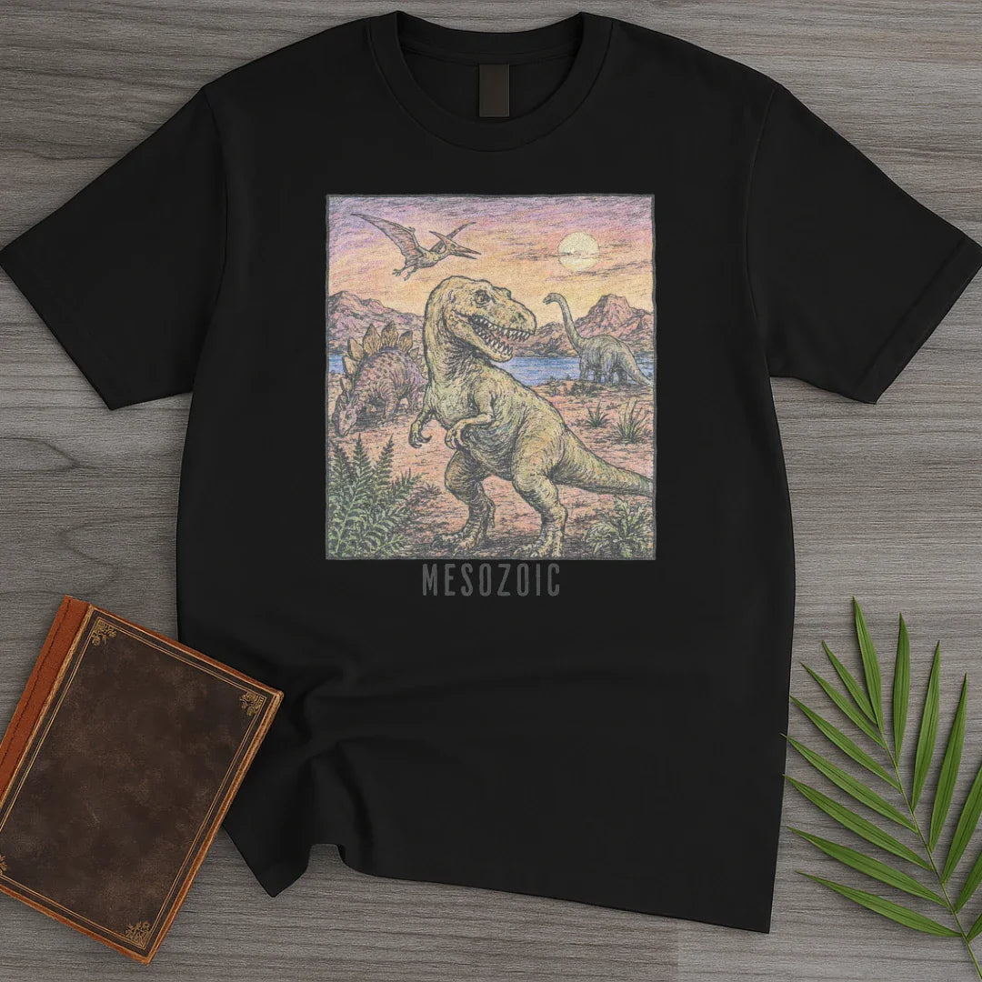 T-Shirt Black / S Vintage 1994 Mesozoic T-Shirt