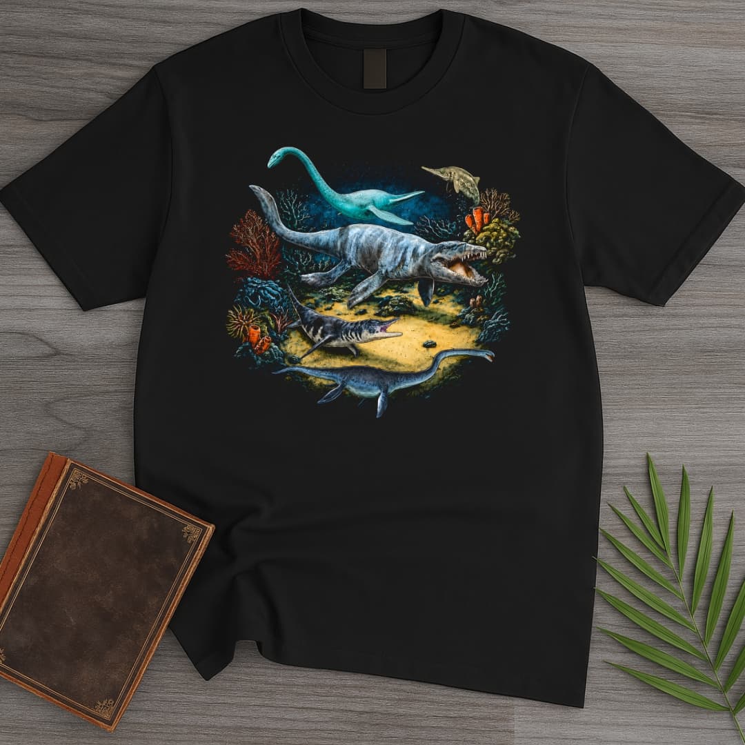 T-Shirt Black / S Vintage 90's Prehistoric Waters T-Shirt