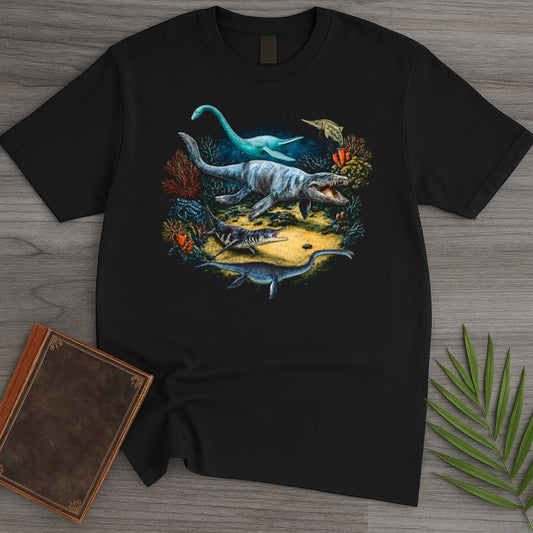 T-Shirt Black / S Vintage 90's Prehistoric Waters T-Shirt