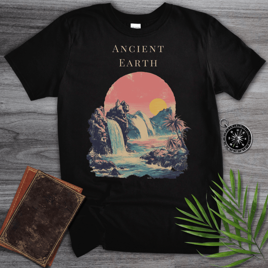 T-Shirt Black / S Vintage Ancient Earth Graphic T-Shirt