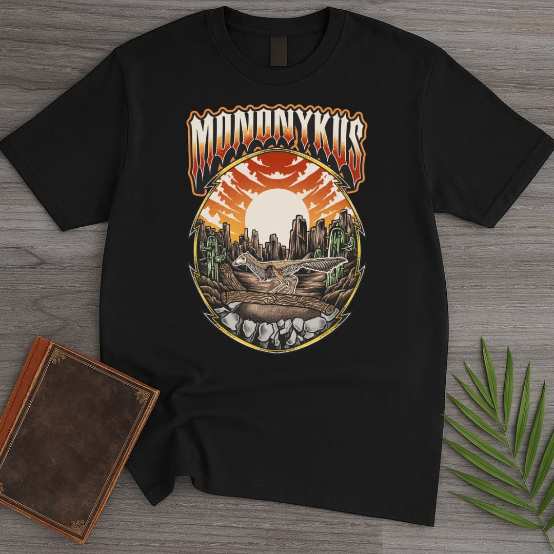 T-Shirt Black / S Vintage Desert Mononykus T-Shirt (Akbar Sansa)