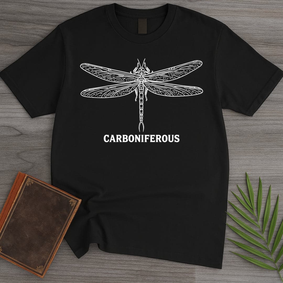 T-Shirt Black / S Vintage Dragonfly Carboniferous T-Shirt