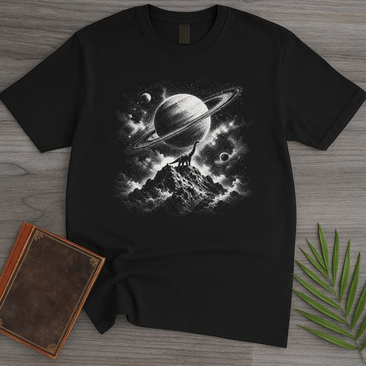 T-Shirt Black / S Vintage Extraterrestrial Dinosaurs T-Shirt