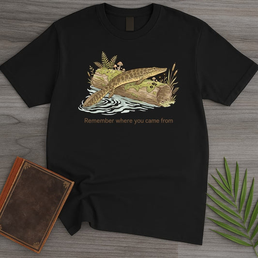 T-Shirt Black / S Wandering Tiktaalik T-Shirt