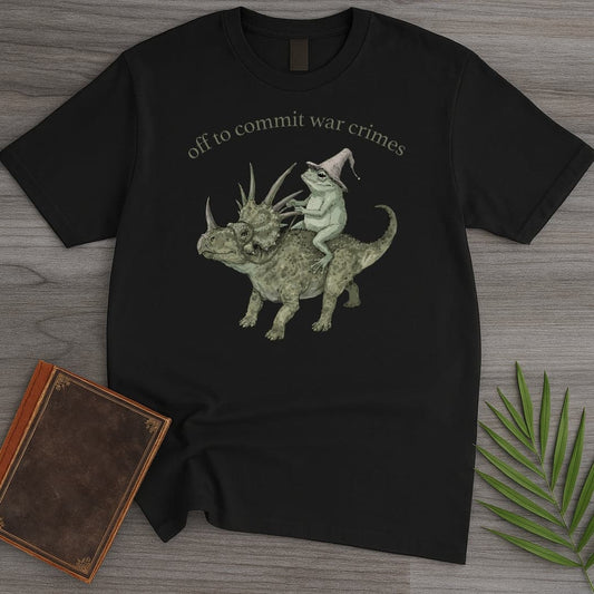 T-Shirt Black / S War Criminal Frog T-Shirt