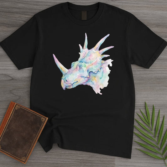 T-Shirt Black / S Watercolor Ceratopsian T-Shirt
