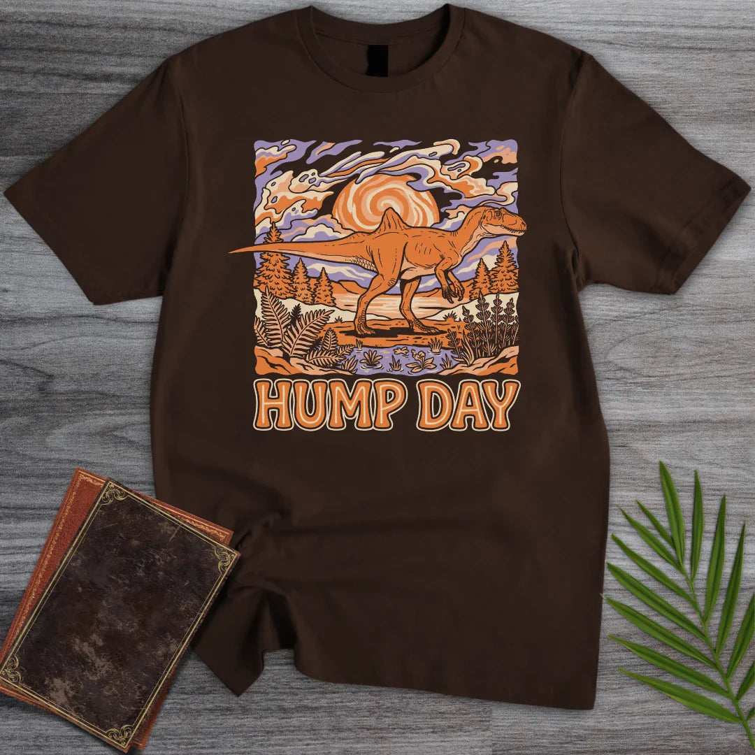 T-Shirt Dark Chocolate / M Hump Day Concavenator T-Shirt