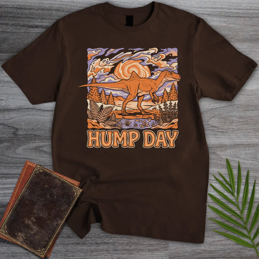 T-Shirt Dark Chocolate / M Hump Day Concavenator T-Shirt