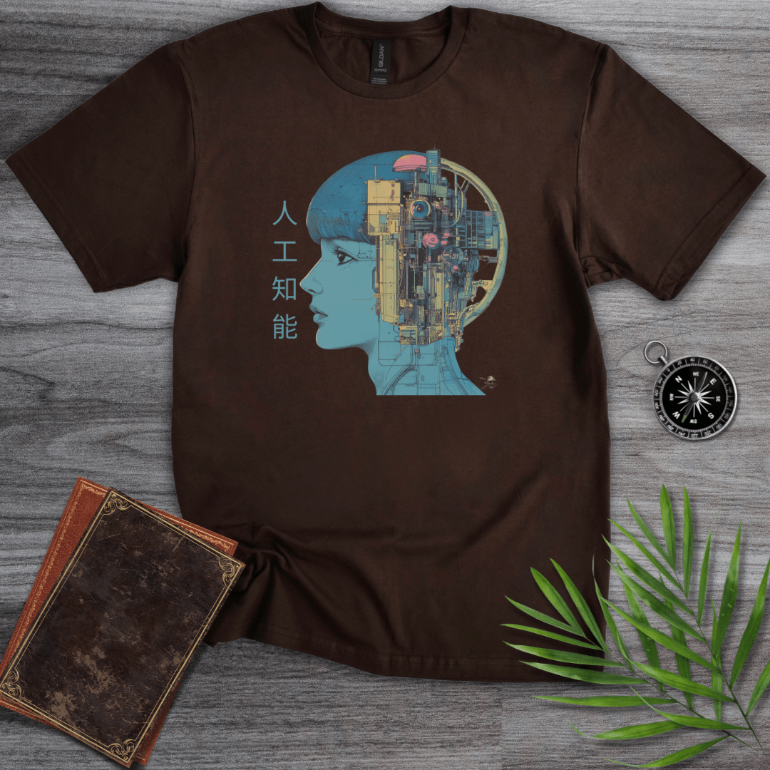 T-Shirt Dark Chocolate / S 1980 Artificial Intelligence Graphic T-Shirt