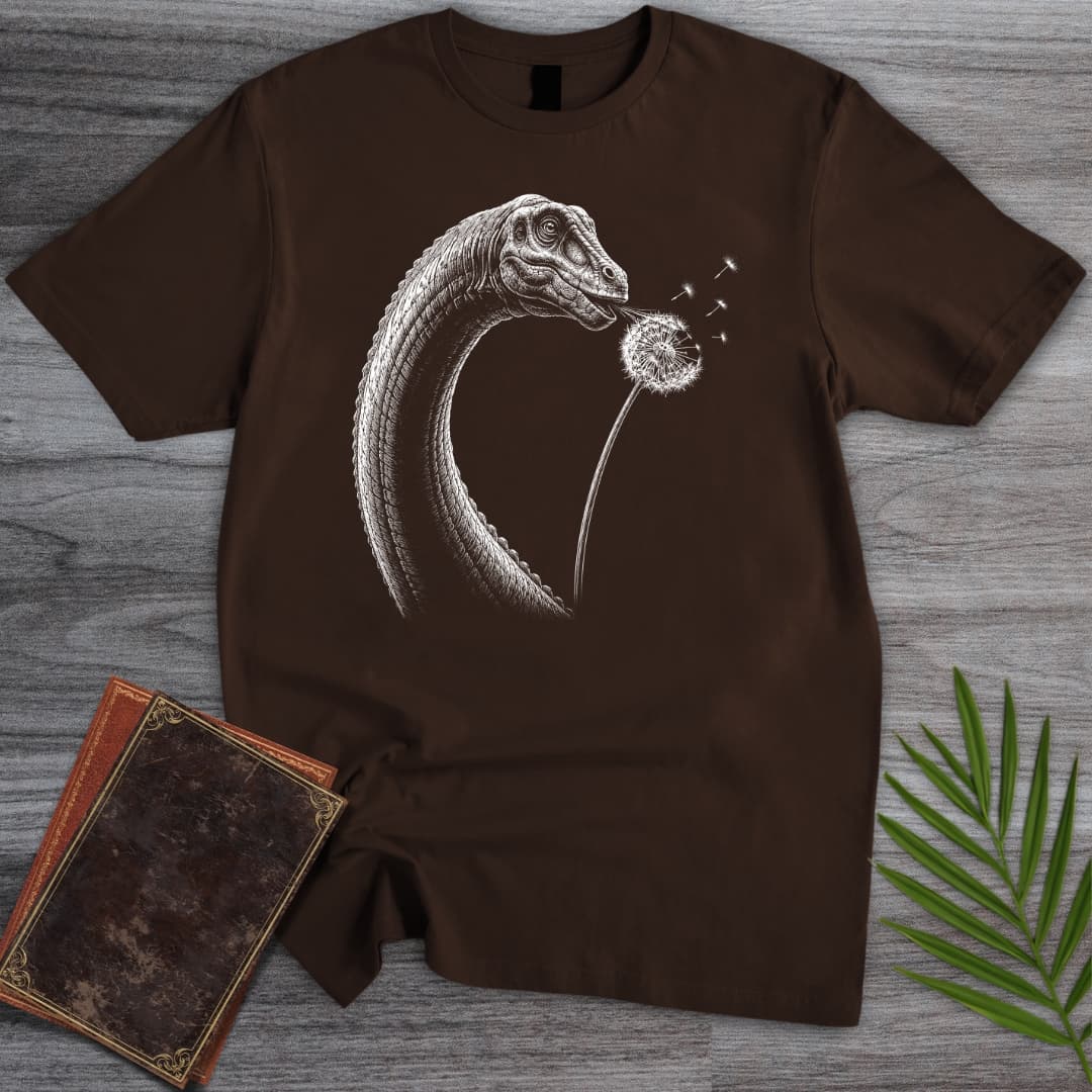 T-Shirt Dark Chocolate / S A Brachiosaurus Wish T-Shirt