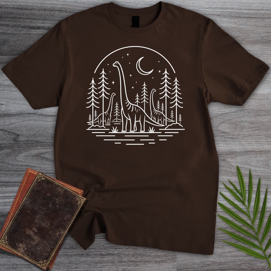 T-Shirt Dark Chocolate / S A Starry Long Neck Home T-Shirt