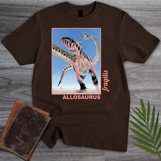 T-Shirt Dark Chocolate / S Allosaurus - Desert Phantom Stripe T-Shirt