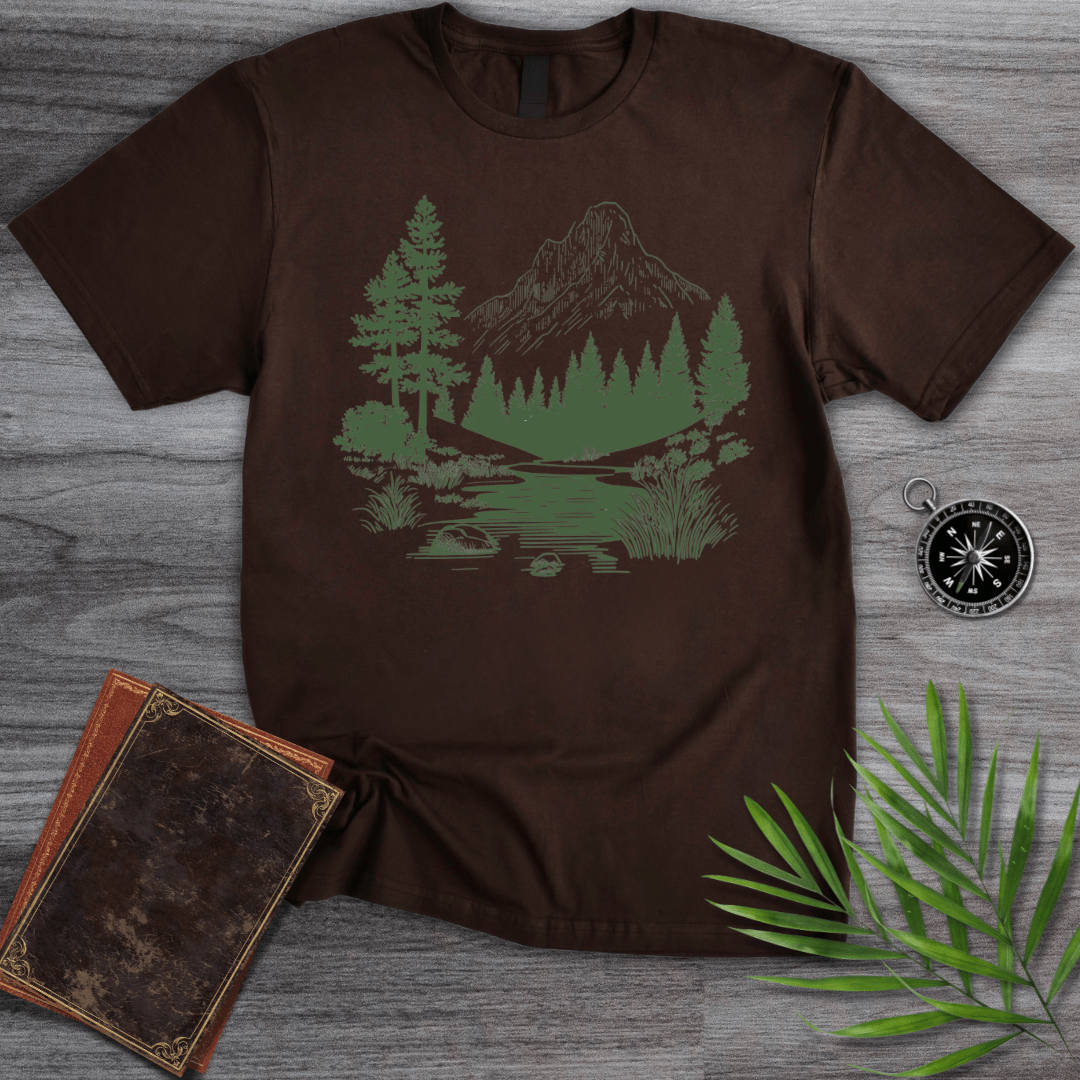 T-Shirt Dark Chocolate / S Alpine Wetland Forest T-Shirt