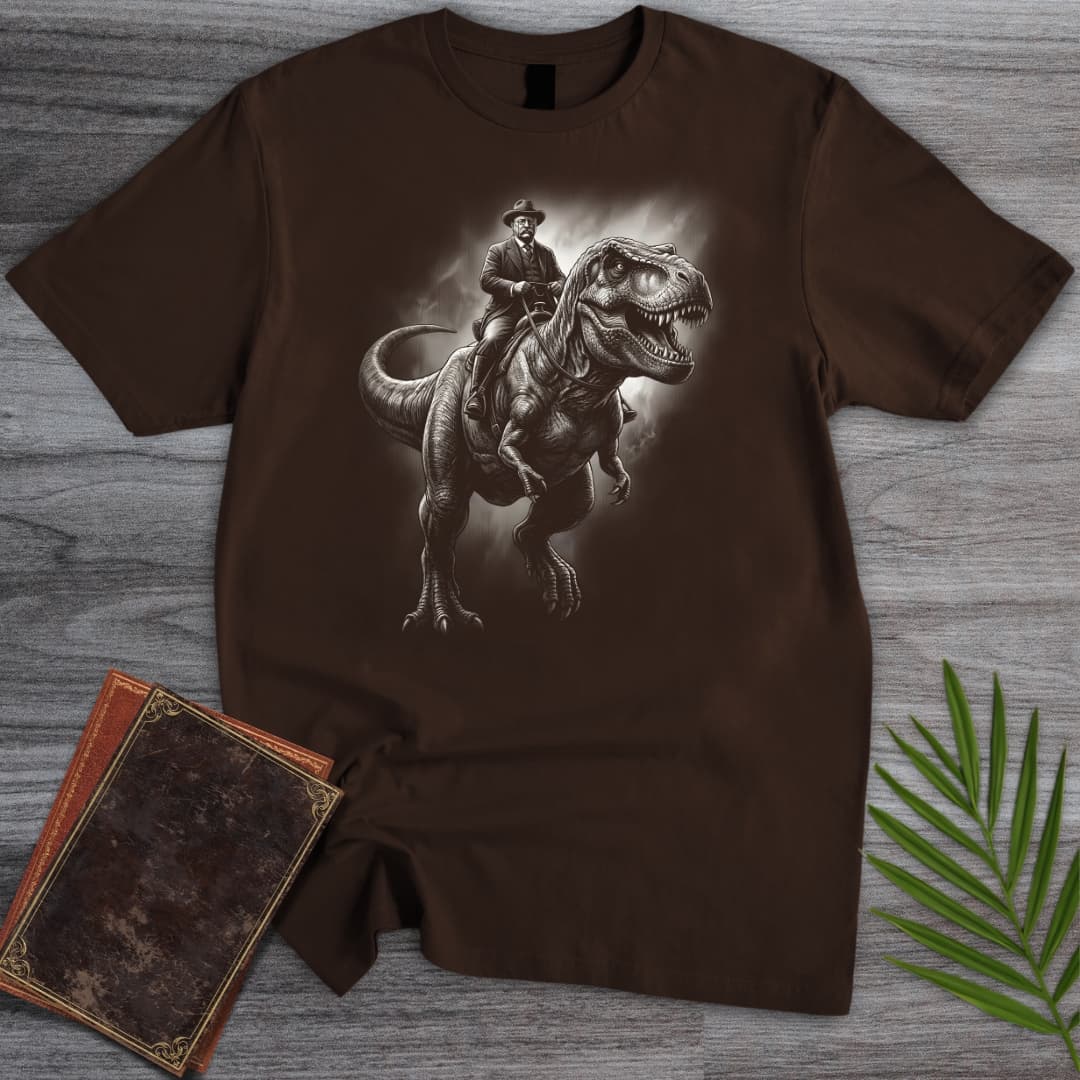 T-Shirt Dark Chocolate / S Americas 250Th Rough Rider Tyrannosaur T-Shirt