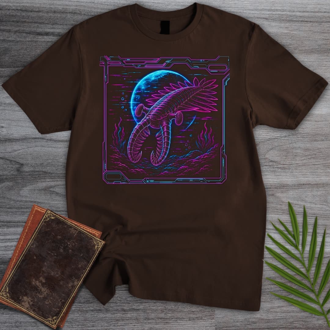T-Shirt Dark Chocolate / S Anamolcalris Cyber Time T-Shirt