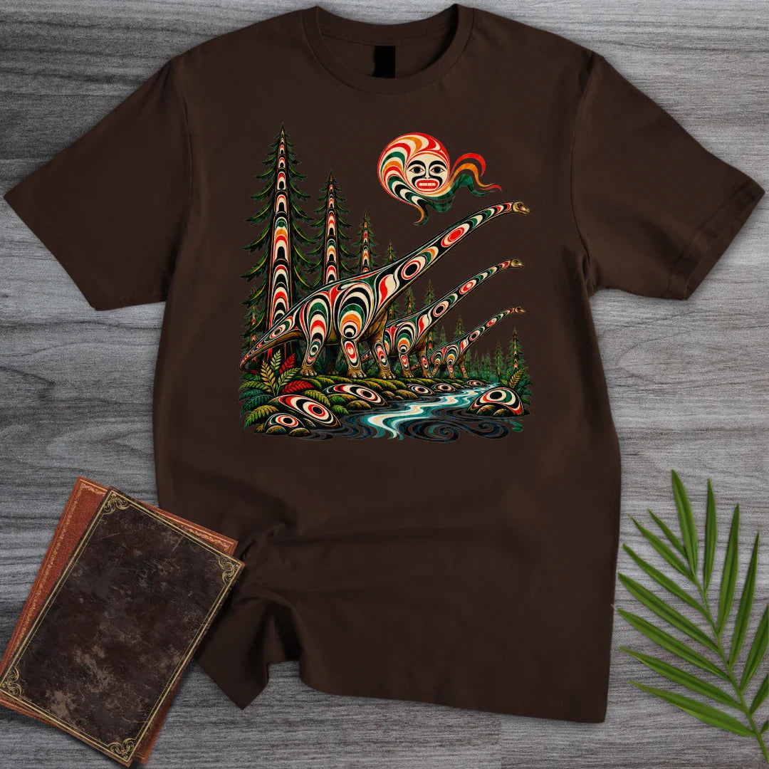 T-Shirt Dark Chocolate / S Ancient Coastal Sauropod T-Shirt