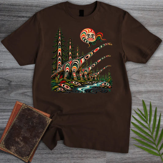 T-Shirt Dark Chocolate / S Ancient Coastal Sauropod T-Shirt