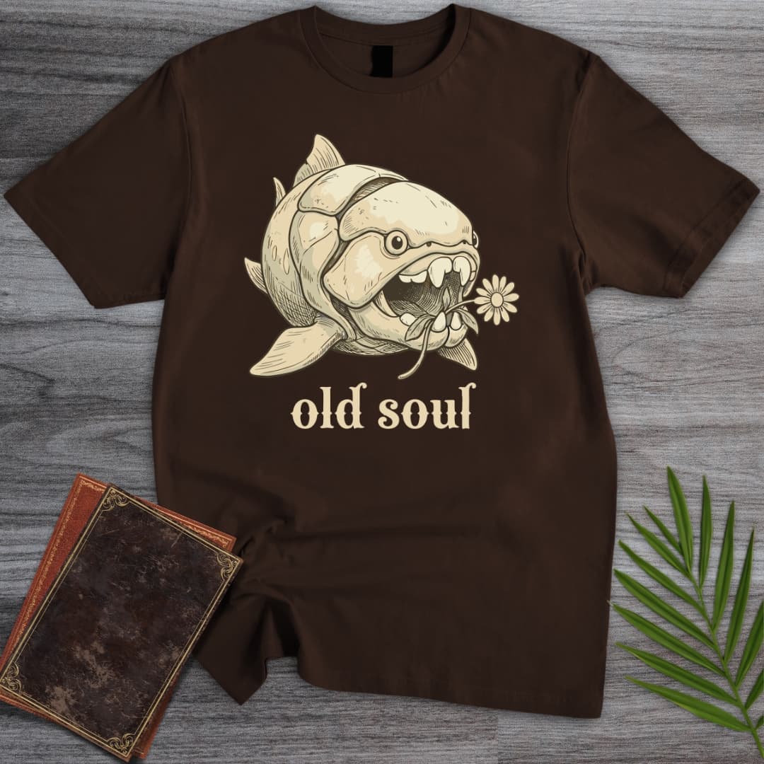 T-Shirt Dark Chocolate / S Ancient Dunkleosteus T-Shirt