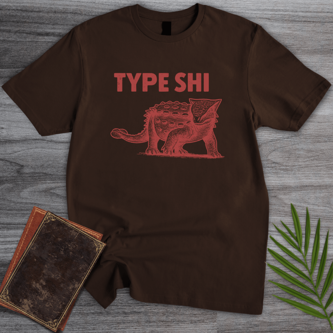 T-Shirt Dark Chocolate / S Anodontosaurus Type Shi T-Shirt