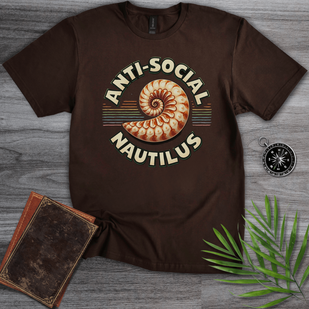 T-Shirt Dark Chocolate / S Anti-social Nautilus T-Shirt