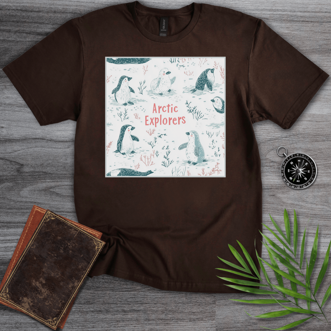 T-Shirt Dark Chocolate / S Arctic Penguin Explorers T-Shirt