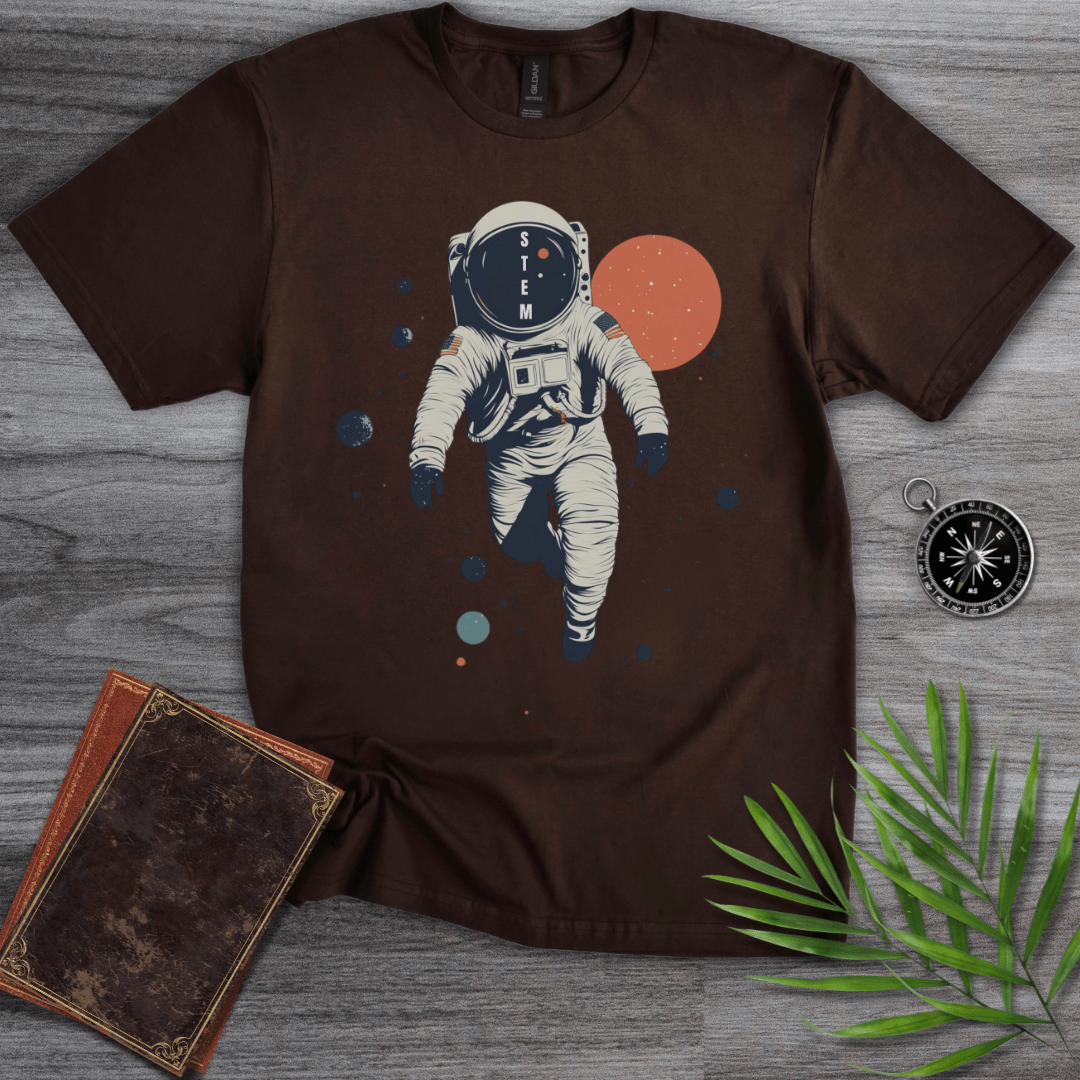 T-Shirt Dark Chocolate / S Astronaut STEM Graphic T-Shirt