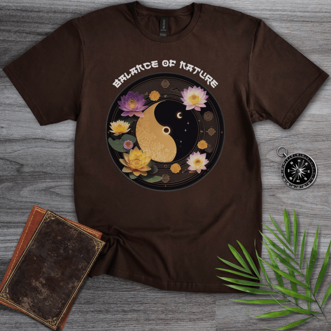 T-Shirt Dark Chocolate / S Balance of Nature: Yinyang T-Shirt