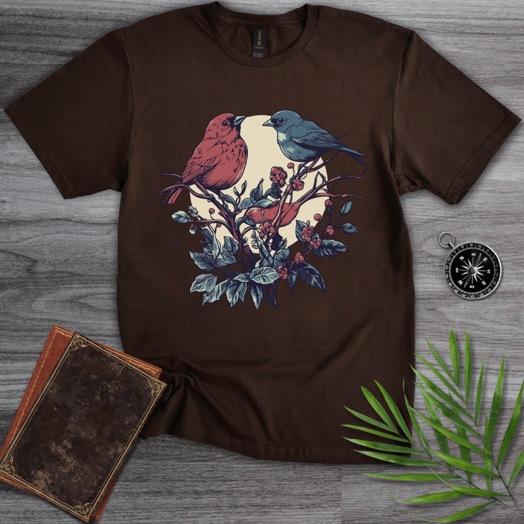 T-Shirt Dark Chocolate / S Bird Berry Perch T-Shirt