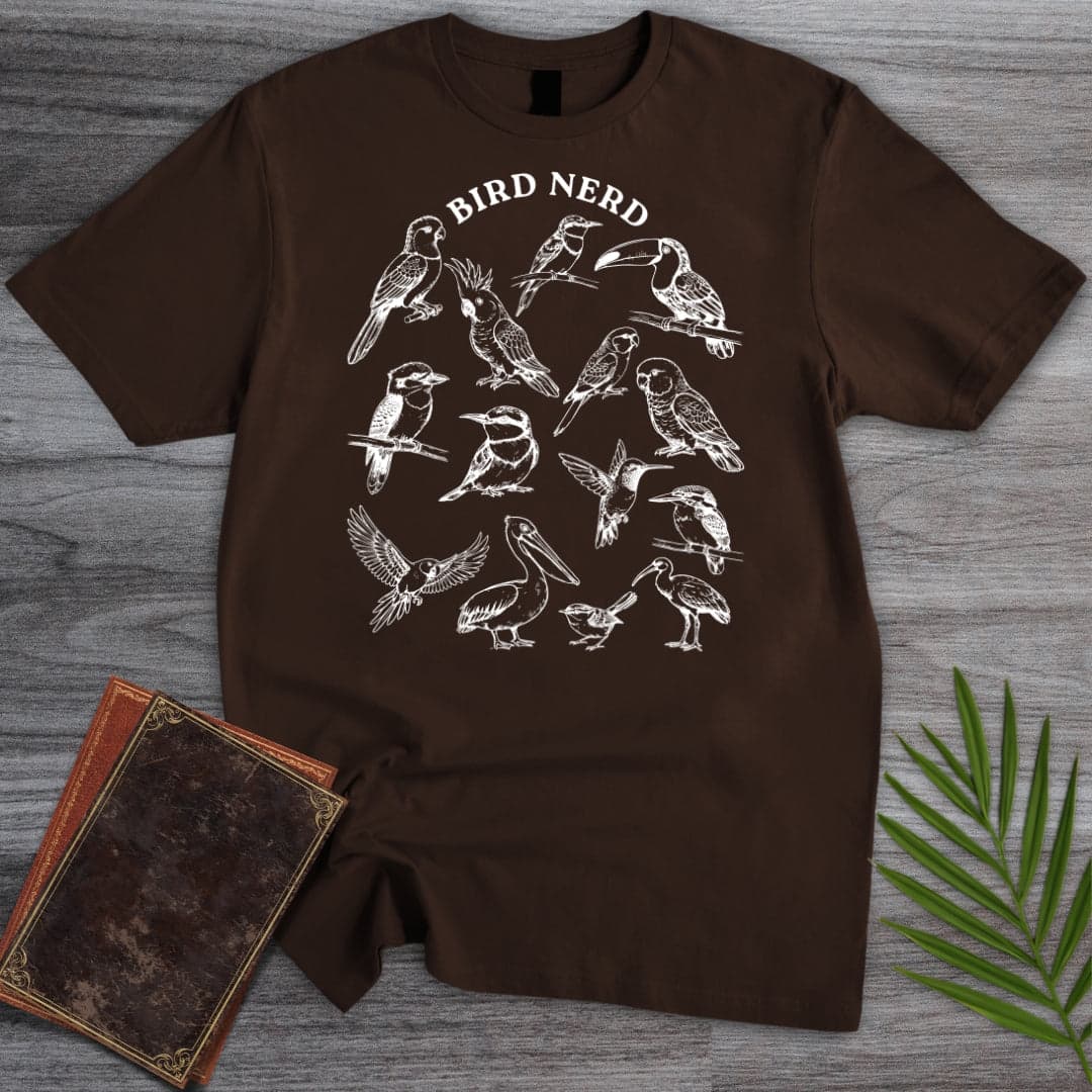 T-Shirt Dark Chocolate / S Bird Nerd T-Shirt